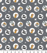 Tom & Jerry Cartoon Characters Cotton Print Fabric by The Craft Cotton Co
